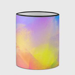 Кружка 3D Красочный неон, цвет: 3D-черный кант — фото 2