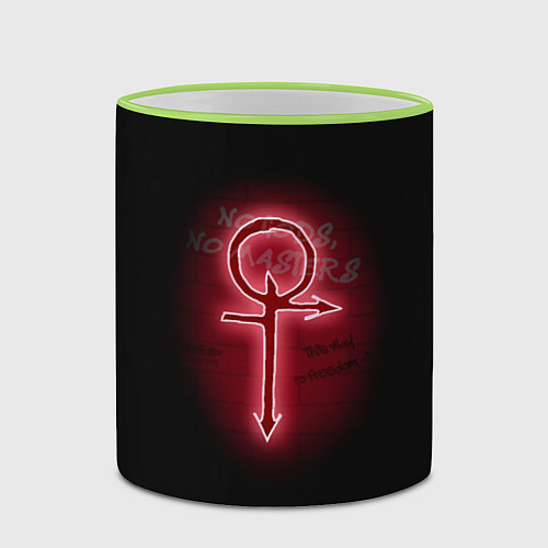 Кружка цветная Vampire: The Masquerade - Bloodhunt Путь Свободы / 3D-Светло-зеленый кант – фото 2