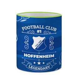 Кружка 3D Hoffenheim Football Club, цвет: 3D-светло-зеленый кант — фото 2