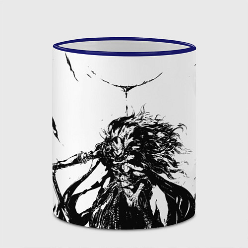 Кружка цветная МАЛЕНИЯ ELDEN RING ЭЛДЕН РИНГ / 3D-Синий кант – фото 2