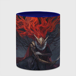 Кружка 3D ELDEN RING МАЛЕНИЯ MALENIA, цвет: 3D-белый + синий — фото 2
