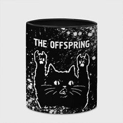 Кружка 3D The Offspring Rock Cat, цвет: 3D-белый + черный — фото 2