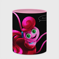 Кружка 3D POPPY PLAYTIME - Mommy long legs Мама длинные ноги, цвет: 3D-белый + розовый — фото 2