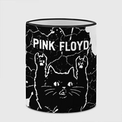 Кружка 3D Pink Floyd Rock Cat, цвет: 3D-черный кант — фото 2