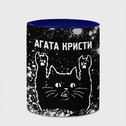 Кружка 3D Агата Кристи Rock Cat FS, цвет: 3D-белый + синий — фото 2