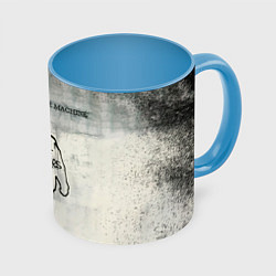 Кружка 3D Battle of Los Angeles - Rage Against the Machine, цвет: 3D-белый + небесно-голубой