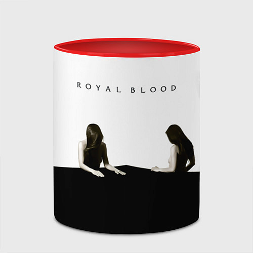 Кружка цветная How Did We Get So Dark? - Royal Blood / 3D-Белый + красный – фото 2