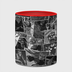Кружка 3D Дота 2 паттерн, цвет: 3D-белый + красный — фото 2