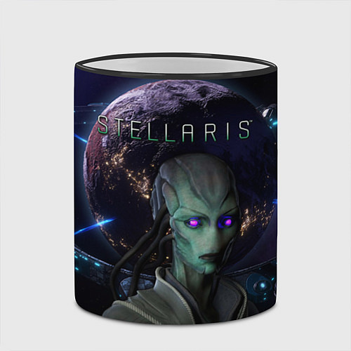 Кружка цветная STELLARIS СТЕЛЛАРИС / 3D-Черный кант – фото 2