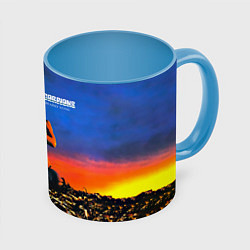 Кружка 3D Deadly Sting - Scorpions, цвет: 3D-белый + небесно-голубой