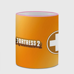 Кружка 3D TEAM FORTRESS 2 - МЕДИК, цвет: 3D-розовый кант — фото 2