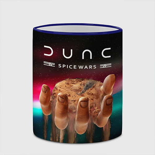 Кружка цветная Dune: Spice Wars Дюна: Космические войны / 3D-Синий кант – фото 2