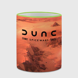 Кружка 3D Dune: Spice Wars, logo, цвет: 3D-светло-зеленый кант — фото 2