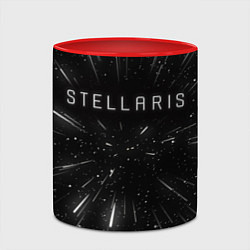 Кружка 3D Stellaris WARP, цвет: 3D-белый + красный — фото 2