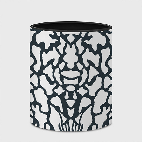 Кружка цветная Animal Black and White Pattern / 3D-Белый + черный – фото 2