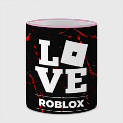 Кружка 3D Roblox Love Классика, цвет: 3D-розовый кант — фото 2