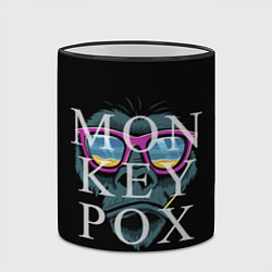 Кружка 3D MONKEYPOX, цвет: 3D-черный кант — фото 2