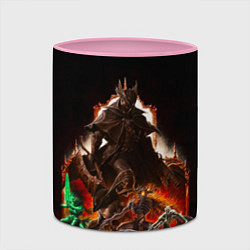 Кружка 3D BLOODBORNE Экспозиция боссов, цвет: 3D-белый + розовый — фото 2