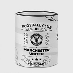 Кружка 3D Manchester United Football Club Number 1 Legendary, цвет: 3D-черный кант — фото 2
