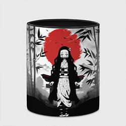 Кружка 3D KAMADO NEZUKO, цвет: 3D-белый + черный — фото 2