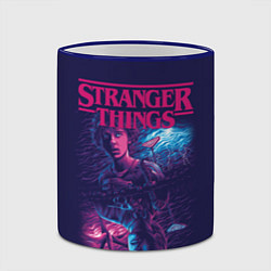 Кружка 3D Stranger Things Очень странные дела, цвет: 3D-синий кант — фото 2