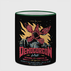 Кружка 3D Stranger Things Demogorgon, цвет: 3D-зеленый кант — фото 2