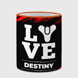 Кружка 3D Destiny Love Классика, цвет: 3D-оранжевый кант — фото 2