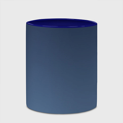 Кружка цветная Gradient Dark Blue / 3D-Белый + синий – фото 2
