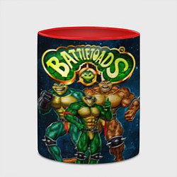 Кружка 3D Rare - Battletoads, цвет: 3D-белый + красный — фото 2