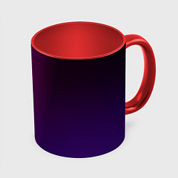 Кружка 3D VIOLET gradient, цвет: 3D-белый + красный