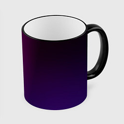 Кружка 3D VIOLET gradient, цвет: 3D-черный кант