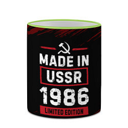Кружка 3D Made In USSR 1986 Limited Edition, цвет: 3D-светло-зеленый кант — фото 2