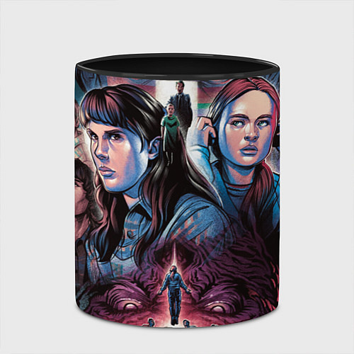 Кружка цветная Stranger Things 4 Векна и Все / 3D-Белый + черный – фото 2