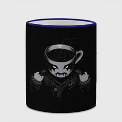 Кружка 3D Black Metal Coffee, цвет: 3D-синий кант — фото 2