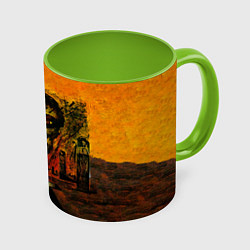 Кружка 3D Seasons In The Abyss - Slayer, цвет: 3D-белый + светло-зеленый