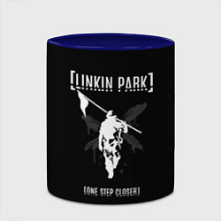 Кружка 3D Linkin Park One step closer, цвет: 3D-белый + синий — фото 2