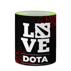 Кружка 3D Dota Love Классика, цвет: 3D-светло-зеленый кант — фото 2