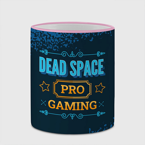 Кружка цветная Игра Dead Space: PRO Gaming / 3D-Розовый кант – фото 2