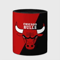 Кружка 3D Chicago Bulls NBA, цвет: 3D-белый + черный — фото 2