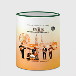 Кружка 3D The Beatles Blackpool And Paris 1964-65, цвет: 3D-зеленый кант — фото 2