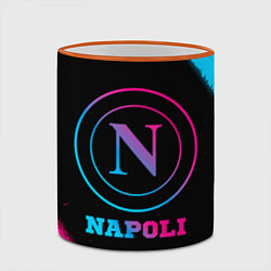 Кружка 3D Napoli FC Neon Gradient, цвет: 3D-оранжевый кант — фото 2