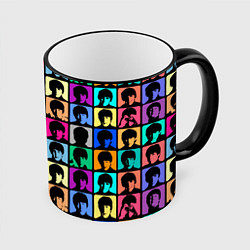 Кружка 3D Legendary popular music group, цвет: 3D-черный кант