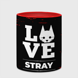 Кружка 3D Stray Love Классика, цвет: 3D-белый + красный — фото 2