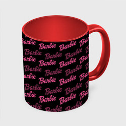 Кружка 3D Barbie - Барби, цвет: 3D-белый + красный
