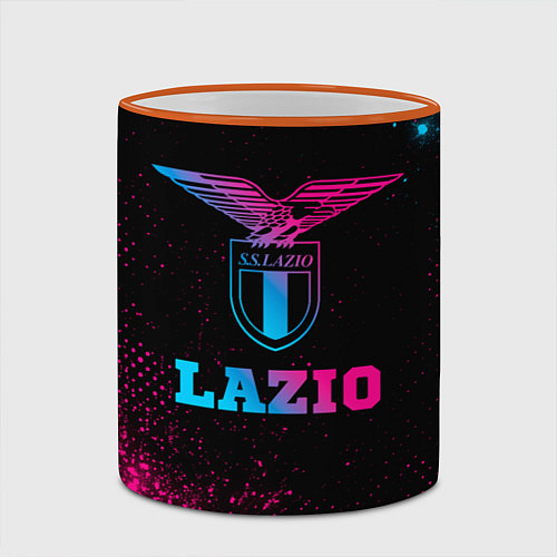 Кружка цветная Lazio - neon gradient / 3D-Оранжевый кант – фото 2