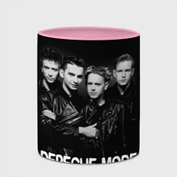 Кружка 3D Depeche Mode - black & white portrait, цвет: 3D-белый + розовый — фото 2