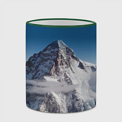 Кружка 3D Каракорум, К2, Чогори, 8614 м - вторая по высоте, цвет: 3D-зеленый кант — фото 2