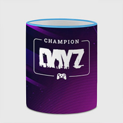 Кружка 3D DayZ gaming champion: рамка с лого и джойстиком на, цвет: 3D-небесно-голубой кант — фото 2