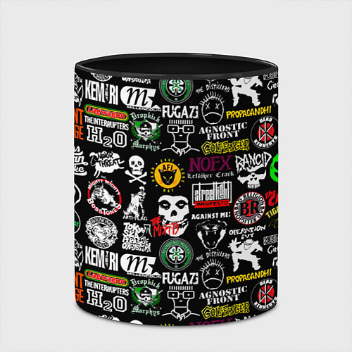 Кружка цветная Inscriptions in English quotes / 3D-Белый + черный – фото 2