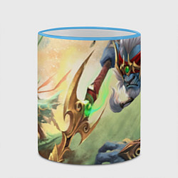 Кружка 3D Фантом лансер Dota 2, цвет: 3D-небесно-голубой кант — фото 2